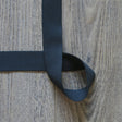 Black 1 Inch Wide Double Sided Plush Elastic