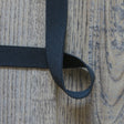 Black 3/4 Inch Wide Double Sided Plush Elastic