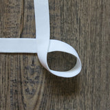 Plush Elastic White 3/4 Inch Wide