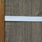 Plush Elastic White 3/4 Inch Wide
