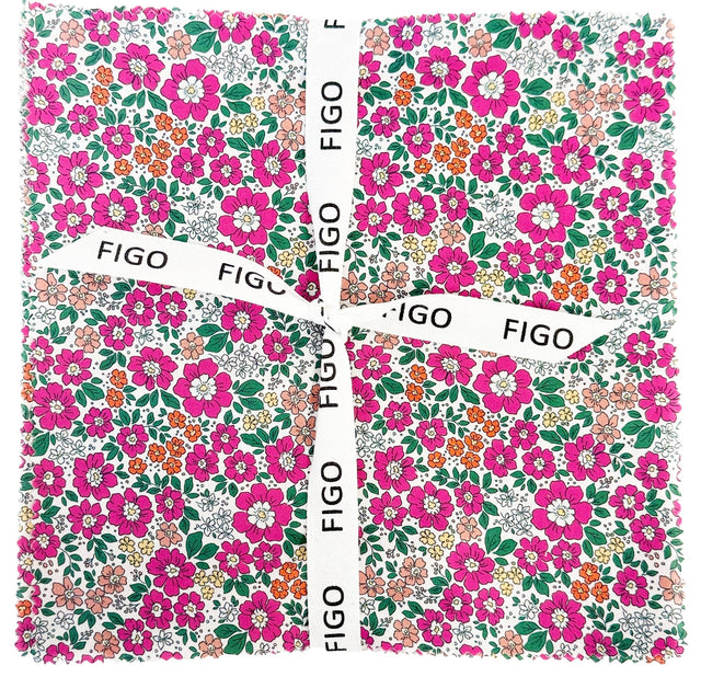 Cotton Print Pocket Posies Precut Fabric