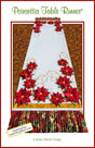 Machine Embroidery Poinsettia Table Runner