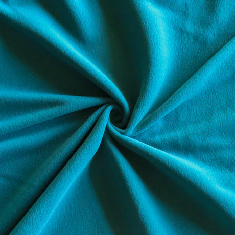 Polartec 100 Fleece Fabric Caribbean Blue