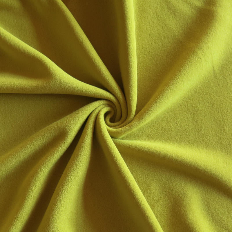Polartec 100 Micro Double Velour Fleece - Citrus