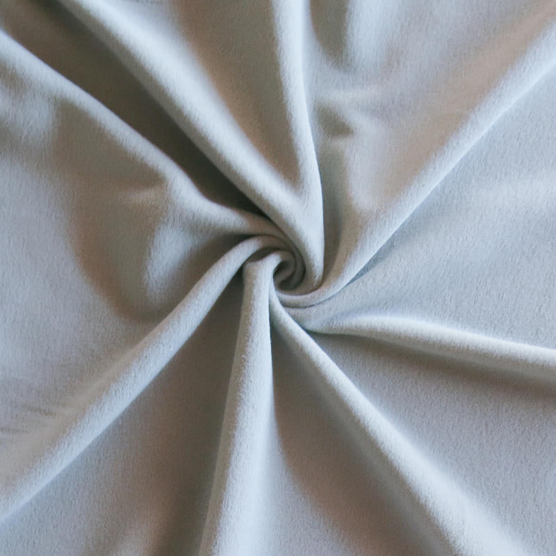 Polartec 100 Fleece Silver Micro Double Velour