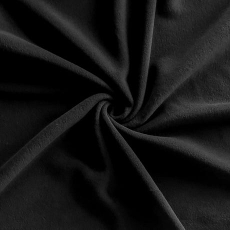 Black Double Velour Polartec 200 Fleece Fabric