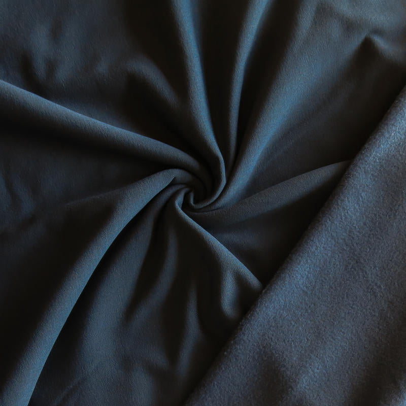 Polartec Powerstretch Fleece Knit Fabric - Ink Blue