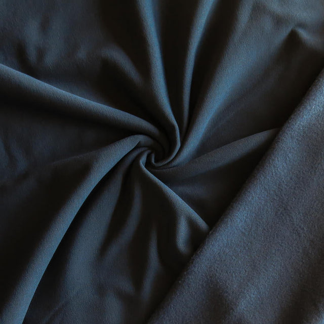Polartec Powerstretch Fleece Knit Fabric - Ink Blue