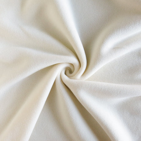 Polartec Double Brushed Fleece Knit Fabric - Sweet Cream
