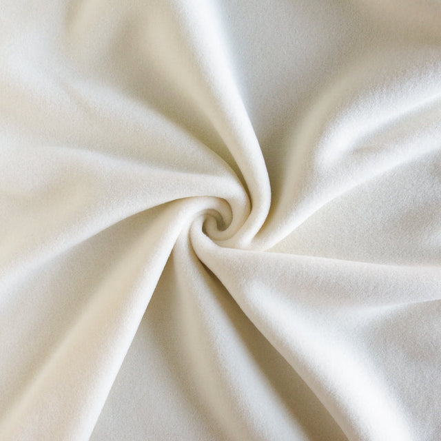 Polartec Double Brushed Fleece Knit Fabric - Sweet Cream