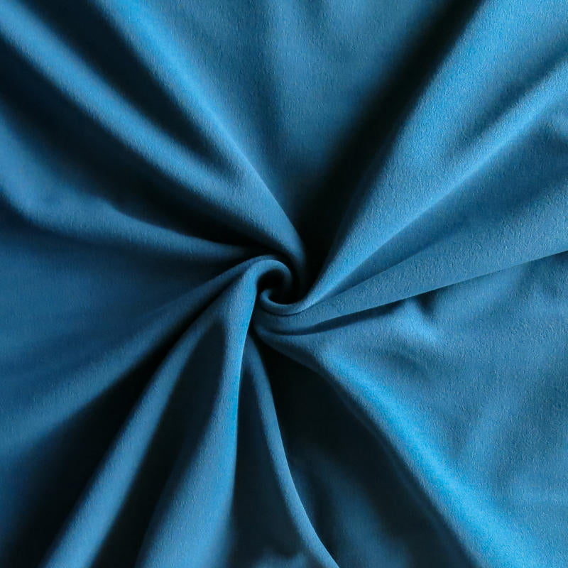 Polartec Windpro Double Velour Fleece - Tidal Blue