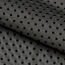 Polka Dot Flocked Stretch Mesh
