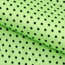 Polka Dot Flocked Stretch Mesh