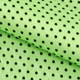 Polka Dot Flocked Stretch Mesh Nylon Spandex Fabric - Polka Dot Flocked Stretch Mesh, 56/58" Width (1 Yard)