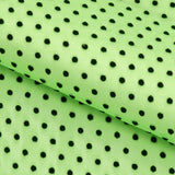 Polka Dot Flocked Stretch Mesh Nylon Spandex Fabric - Polka Dot Flocked Stretch Mesh, 56/58" Width (1 Yard)