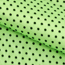 Polka Dot Flocked Stretch Mesh Nylon Spandex Fabric - Polka Dot, 56/58" Width (1 Yard)