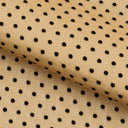 Polka Dot Flocked Stretch Mesh