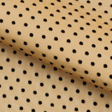 Polka Dot Flocked Stretch Mesh