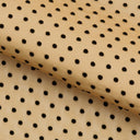 Polka Dot Flocked Stretch Mesh Nylon Spandex Fabric - Polka Dot Flocked Stretch Mesh, 56/58" Width (1 Yard)