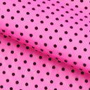 Polka Dot Flocked Stretch Mesh Nylon Spandex Fabric - Polka Dot Flocked Stretch Mesh, 56/58" Width (1 Yard)