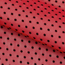 Polka Dot Flocked Stretch Mesh Nylon Spandex Fabric - Polka Dot Flocked Stretch Mesh, 56/58" Width (1 Yard)