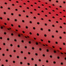 Polka Dot Flocked Stretch Mesh Nylon Spandex Fabric - Polka Dot, 56/58" Width (1 Yard)