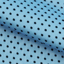 Polka Dot Flocked Stretch Mesh