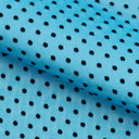 Polka Dot Flocked Stretch Mesh Nylon Spandex Fabric - Polka Dot Flocked Stretch Mesh, 56/58" Width (1 Yard)
