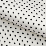 Polka Dot Flocked Stretch Mesh Nylon Spandex Fabric - Polka Dot, 56/58" Width (1 Yard)