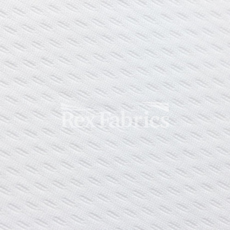 Poly Mesh PFP Polyester Mesh Fabric - White, Mesh, 58/60" Width (1 Yard)
