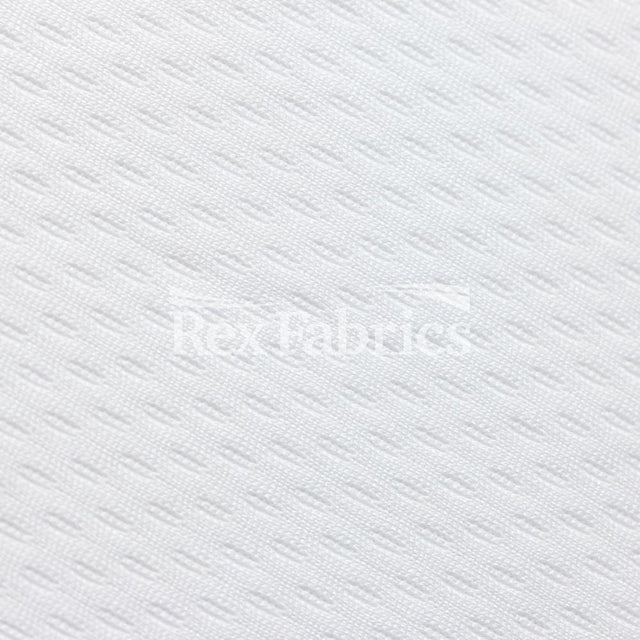 Poly Mesh PFP Polyester Mesh Fabric - White, Mesh, 58/60" Width (1 Yard)
