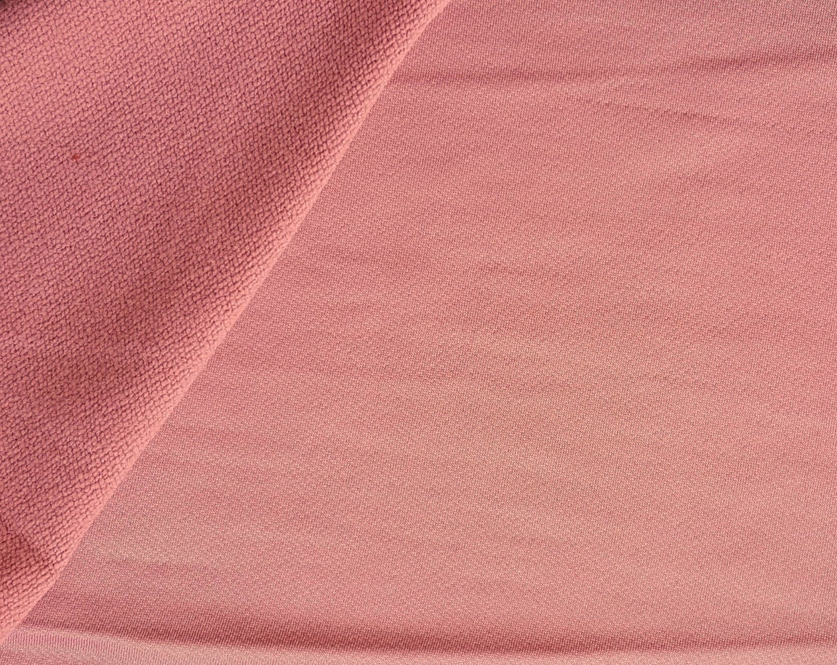 French Terry Knit Metallic Blush