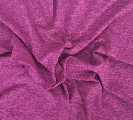 Poly Spandex Jersey Heather Magenta