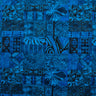 Polyester Fabric Traditional Polynesian Tapa Design