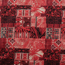 Polyester Fabric Traditional Polynesian Tapa Design