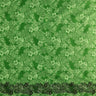 Polynesian Hibiscus & Plumeria Flowers Poly-Cotton Fabric - Traditional Tattoo Single Border, 45" Width (1 Yard)