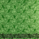 Poly-Cotton Fabric Polynesian Hibiscus & Plumeria Single Border