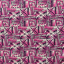 Polynesian Tribal Bloom Polyester Poplin Fabric - Hibiscus Plumeria Polynesian Tribal Print, 36" X 60" (1 Yard)