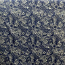 Polyester Cotton Tribal Print Fabric Chambray Denim Look