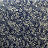 Polynesian Tribal Print Polyester Cotton Fabric - Tribal Print, Denim Look, 58/60" Width (1 Yard)