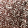 Polyester Cotton Tribal Print Fabric Chambray Denim Look