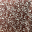 Polynesian Tribal Print Polyester Cotton Fabric - Tribal Print, Denim Look, 58/60" Width (1 Yard)