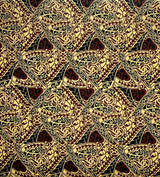 Cotton Barkcloth Tribal Triangle Fabric