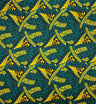 Cotton Barkcloth Tribal Triangle Fabric