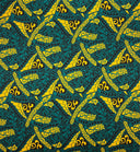 Polynesian Tribal Triangle Formation Design Light Barkcloth Fabric - Grey/Orange/Black, 45" Width (1 Yard)