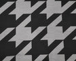 Ponte Roma Knit Black Gray Houndstooth