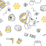 Quilting Cotton Disney Winnie the Pooh Baby Bee