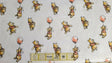 Flannel Fabric Disney Winnie the Pooh Balloon on White