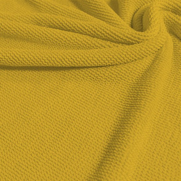 Popcorn Polyester Spandex Jacquard Fabric - Multi Color Textured Knit, 28" Width (1 Yard)