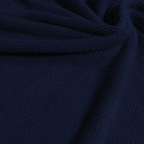 Popcorn Polyester Spandex Jacquard Fabric